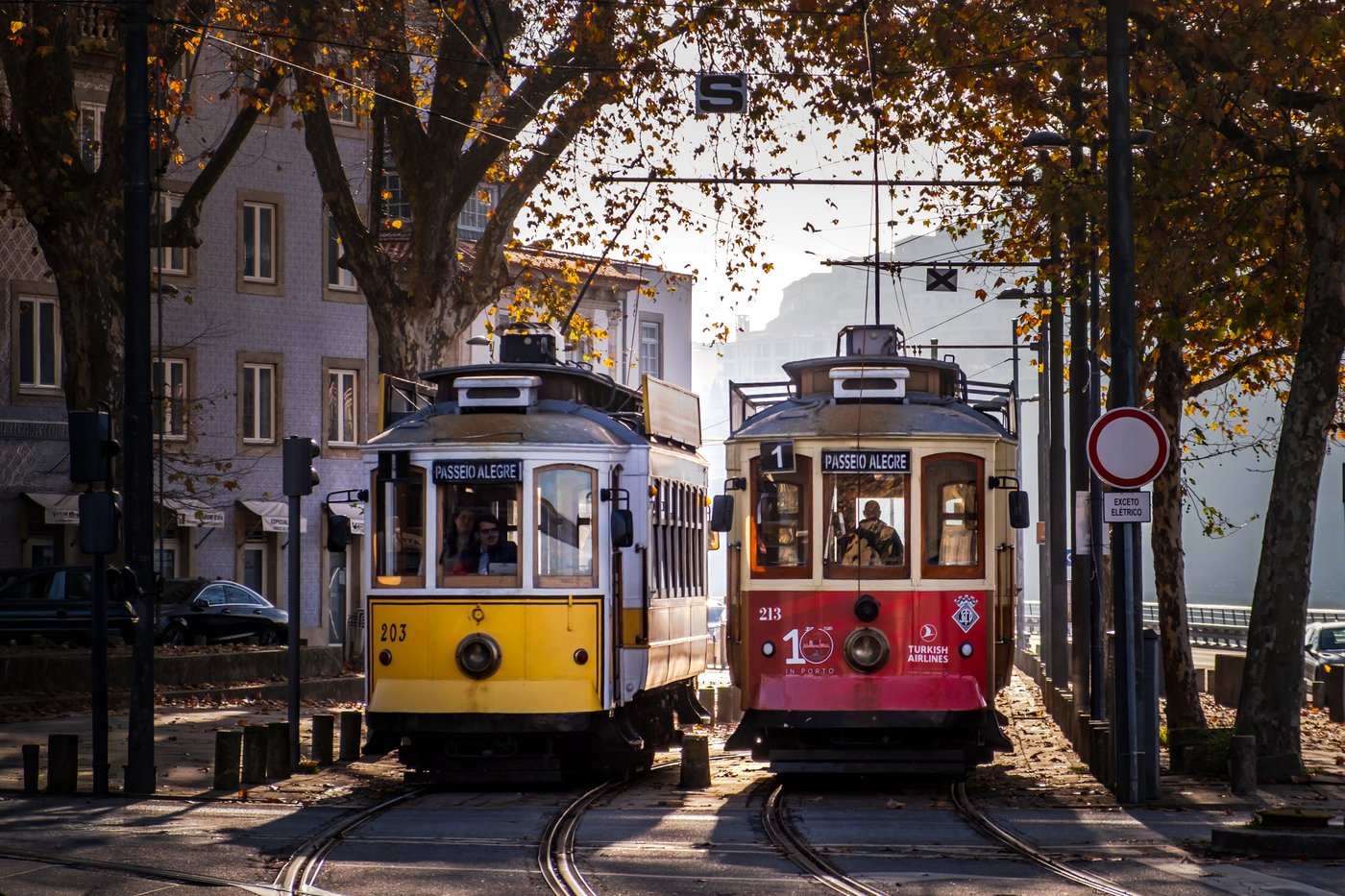 Passeio Alegre, Porto, 2025, tram line 1, autumn